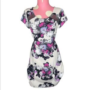 Pink/Purple Floral Dress